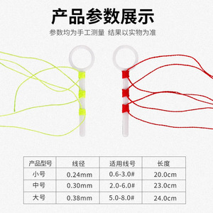ตัวกันกระแทกแบบ T-Profile ทำจากเส้นใยฝ้าย สำหรับตกปลาหินในทะเล วัสดุฝ้ายทนทาน สีสุ่ม ใช้ได้กับทุกขนาด - Product Image 3