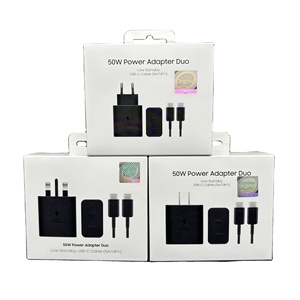 ชุดอุปกรณ์ชาร์จโทรศัพท์มือถือแบบเร็วมาตรฐาน EU 50W พร้อมพอร์ต Type-C PD50W และสายชาร์จ 2 เส้น - Product Image 1