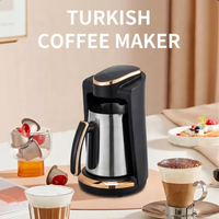 Machine à café électrique portable certifiée par brevet, machine à café individuelle, cafetière turque en acier inoxydable 304