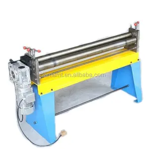 W11G Elektrische Vel Plaat Metalen Plaat Rolling Machine Kleine Grootte Gedeeltelijke Drie Roller Buigen Ronde Machine