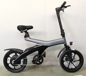 16 pollici bellissimo acciaio elettrico città bicicletta fabbrica di lancio più recente 36V batteria al litio pieghevole EBike sensore elettronico - Product Image 3
