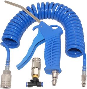 <b>Air</b> Blow Gun Kit <b>Air</b> <b>Duster</b> Cleaning Nozzle Blow Spray Tool Kit with 5 Meter Long Coil PU <b>Air</b> Hose 5*8mm - Product Image 2