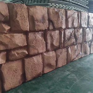 Painéis de Pedra PU Premium Folhas de Revestimento de Pedra de Poliuretano Leves Texturizadas em 3D para Revestimento de Paredes Externas Residenciais - Product Image 1