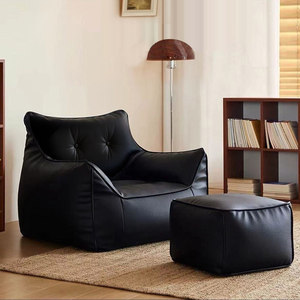 Poltrona Reclinabile Singola in Pelle PU Moderna, Divano Tatami per Soggiorno e Camera da Letto, Arredamento Compatto per il Relax Domestico - Product Image 3