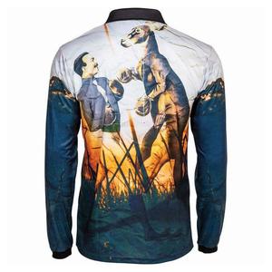 Jersey de manga larga transpirable de secado rápido para hombres Camisa de pesca hecha de poliéster Venta en Pakistán para uso en exteriores - Product Image 2