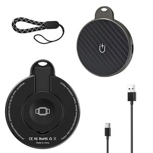 Cargador Inalámbrico 2 en <span class=keywords><strong>1</strong></span> Plegable Multifuncional de Lujo <span class=keywords><strong>para</strong></span> iPhone 15 Pro Max, 15W, Tamaño Mini, Portátil, con Cordón - Product Image 2