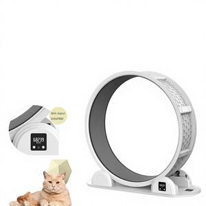 Cinta de correr portátil de plástico para gatos, rodillo de ejercicio con contador inteligente y carga solar para el hogar - Product Image 1