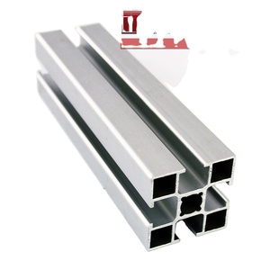 4040 Profilés industriels en <span class=keywords><strong>aluminium</strong></span> anodisé standard européen extrusion 40x40 profilés industriels en <span class=keywords><strong>aluminium</strong></span> 6063-t5 fente 8 - Product Image 1