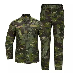 Uniforme de trabajo de camuflaje digital transpirable BDU mejorado, uniformes tácticos de seguridad, conjunto de traje de ropa