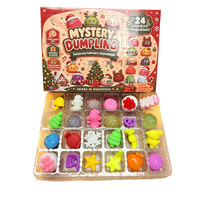 Série de Noël transfrontalière : Jouets anti-stress souples en forme de petits pains et sapins de Noël en TPR pour tous les âges – Boîte surprise