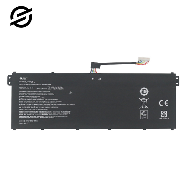 AP19B5L KT00405010 Original Laptop Battery for ACER Aspire Vero AV15-51 Aspire 5 Spin 14 A5SP14 Rechargeable Notebook Battery