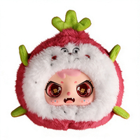 Porte-clés pendentif en peluche Yubi Bear Tuantuanzai, boîte mystère, jouet bébé fruit mignon, en stock, personnalisable, vente en gros usine OEM