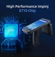 Lector RFID UHF Industrial Portátil con Procesador Octa Core, Android 14, IP67 Resistente al Agua, para Gestión de Activos en Almacenes