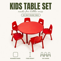 Chaises d'enfants en plastique résistantes aux rayures, vente en gros directe d'usine, tables et chaises robustes pour enfants pour la location événementielle