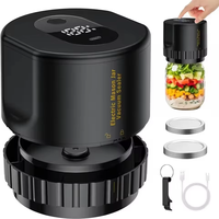 Outils de cuisine en gros Kit automatique de stockage des aliments couvercles de bocal à bouche régulière machine électrique de scellage sous vide de bocal