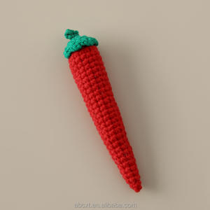 Kawaii positivo Artificial apoyo emocional vegetal juguete hecho a mano ganchillo vegetal muñecas - Product Image 5