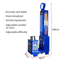 Nouvelle machine d'entraînement de boxe à pièces avec affichage numérique de la Force du marteau pour les lieux de divertissement en acier inoxydable