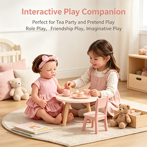 Muñeca <span class=keywords><strong>Reborn</strong></span> Realista <span class=keywords><strong>de</strong></span> 18 Pulgadas (45.72 cm) con <span class=keywords><strong>Cuerpo</strong></span> <span class=keywords><strong>de</strong></span> Vinilo Ponderado, Atuendos Surtidos, Juguete Personalizable, Regalo para Niños y Coleccionistas - Product Image 5