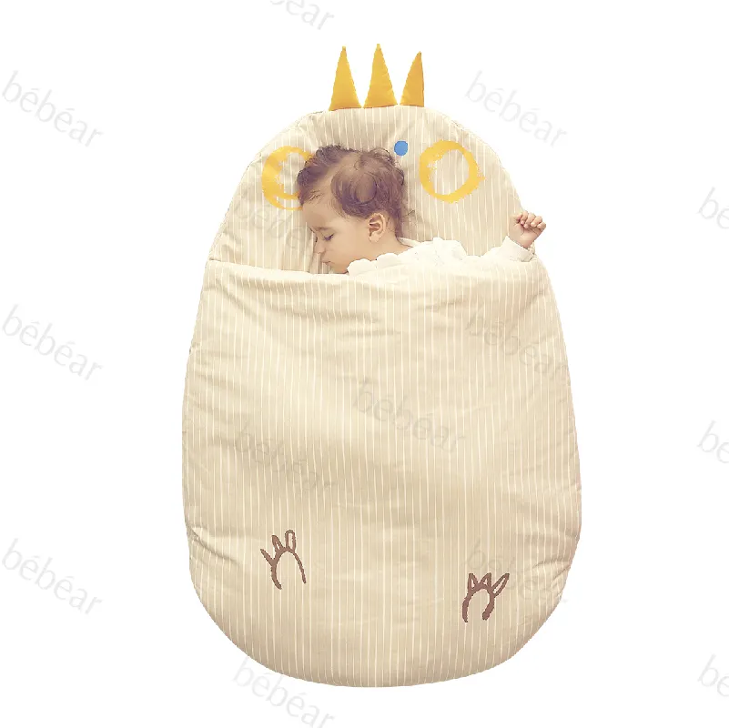 Bebear Hot Sell Portable Foldable Breathable Cotton Baby Lounger Nest Pod Sleeping Bag With Constant Temperature