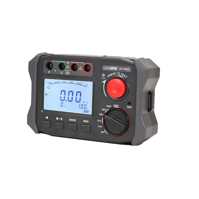 CEM High Accuracy Insulation Resistance Tester AC/DC Voltage Measurement Electrical Power Maintenance Instrument