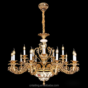 Laiton doré <span class=keywords><strong>Style</strong></span> classique pour l'intérieur, <span class=keywords><strong>lustre</strong></span> avec pendentifs, Vintage, 30 pièces - Product Image 3