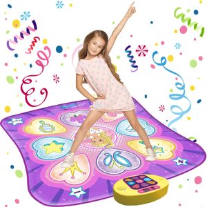 Alfombra de Baile con Luces LED para Niñas, Tapete de Baile Musical para el Hogar - Product Image 1