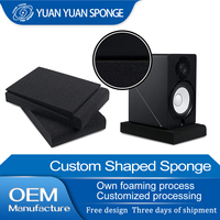 Vente chaude mousse de polyuréthane ignifuge haute densité acoustique améliorée Audio son Studio moniteur coussinets d'isolation