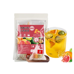 20 Sachets de 10 grammes de Thé aux Fruits Mélangés (Citron Vert, Pamplemousse, Fruit de la Passion) en Vrac, Biologique, Antioxydants, Boîte de Thé Santé - Product Image 3