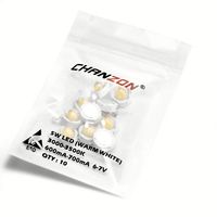 10 pièces puce LED haute puissance 5W chaud naturel froid blanc rouge vert bleu jaune 440nm 660nm 380-840nm Epistar pour projecteur bricolage