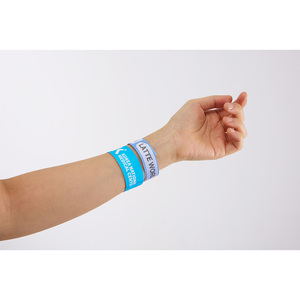 สายรัดข้อมือ AnyWristband แบบ QR โค้ด สีสันสดใส ทำจากวัสดุ TYVEK แบบเชื่อมต่อ ขนาด 25 มม. (1 นิ้ว) สำหรับงานอีเว้นท์ - Product Image 4