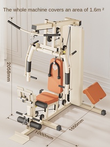 Équipement de musculation à domicile Meride MK-01 en acier, tout-en-un, entraîneur complet de traction haute, station de musculation, pile de poids de 63 kg - Product Image 5
