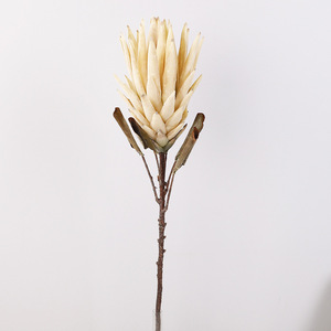 <b>Artificial</b> Protea Flower Single <b>Stem</b> Large King Protea High Simulation Plastic Silk Flower Fall Wedding Home Decor - Product Image 3