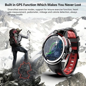 Montre connectée Android <span class=keywords><strong>LOKMAT</strong></span> <span class=keywords><strong>APPLLP</strong></span> 3 pour hommes, écran AMOLED rond de 1,39 pouce, Wifi 4G, double caméra, bracelet détachable, pour femmes - Product Image 4