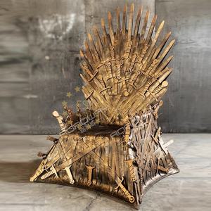 <span class=keywords><strong>Juego</strong></span> <span class=keywords><strong>de</strong></span> <span class=keywords><strong>tronos</strong></span>, <span class=keywords><strong>Trono</strong></span> <span class=keywords><strong>de</strong></span> <span class=keywords><strong>Hierro</strong></span>, artesanía <span class=keywords><strong>de</strong></span> Metal, silla <span class=keywords><strong>de</strong></span> Metal Industrial, escultura para KTV Bar, decoración temática, arte <span class=keywords><strong>de</strong></span> fantasía Vintage - Product Image 1