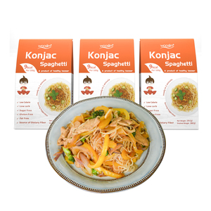Pasta Keto Precocinada Baja en Calorías Fideos Konjac <span class=keywords><strong>Mayorista</strong></span> Shirataki Arroz Slim Food - Product Image 1