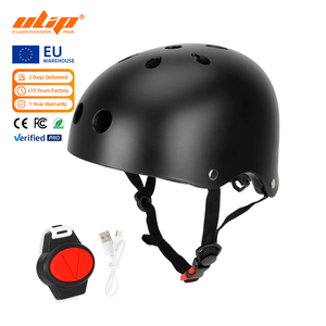 Casco Multipunto Negro Talla M con Luz Trasera, Casco de Ciclismo con Luz Trasera para Scooter Eléctrico, Equipo de Protección - Product Image 1