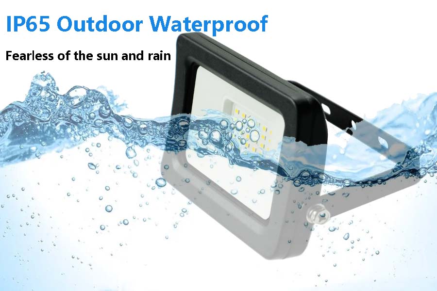 ABE 30W LED Flood Light Outdoor 3000lm Super Bright Outside Floodlights 6000K Daylight White Light IP65 Waterproof