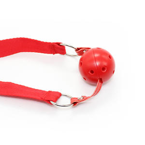 Sm <span class=keywords><strong>Bondage</strong></span> Mond Gevulde Bal Pu Lederen Ademende Mond Remmen Bal Mond Gag Seksproducten Speelgoed Voor Volwassenen Games - Product Image 4