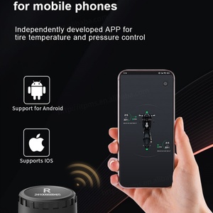 CAREUD Bluetooth 433MHz Compatible Car Motorcycle Bicycle <b>Tire</b> <b>Pressure</b> <b>Monitoring</b> <b>System</b> (TPMS) 16bar Max <b>Pressure</b> 2-Year - Product Image 5