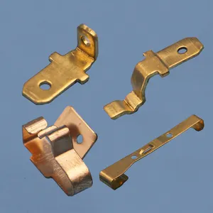 Professional Sheet Metal manufacturer Hardware Precision Electronic Contact Laminates Hardware Shrapnel Copper Stamping