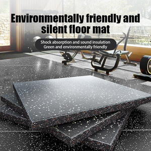 Dalles de sol en caoutchouc professionnelles pour salle de sport, revêtement de sol en caoutchouc protecteur - Product Image 1
