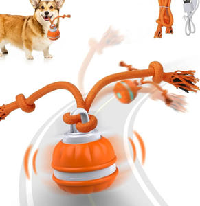 ของเล่นสุนัขอัจฉริยะสุดหรูลูกบอลกลิ้งอัตโนมัติพร้อมการหมุนวน360ชาร์จ USB ได้เปิดใช้งานการเคลื่อนไหวด้วยเสียง - Product Image 5