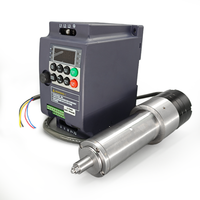 ER11 Motor spindel listrik 4.5kw kustom 9kw air untuk logam 2,2 KW kecepatan tinggi Cnc spindel listrik Bt40 kustom