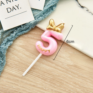 Atacado de princesa feliz aniversário número de velas bolo, rosete, aniversário, decoração de bolo, suprimentos para festa de aniversário - Product Image 6