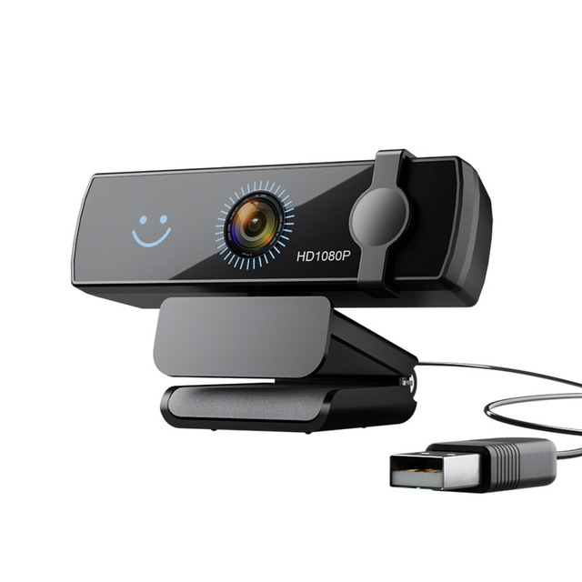 Computer USB Camera Laptop Webcams  ,Windows Hello  Facial Recognition, 1080P Plug-and-play, with Microphone for Video Call