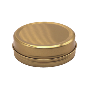 Boîtes en aluminium <span class=keywords><strong>Couvercle</strong></span> à vis Rechargeable Contenants cosmétiques <span class=keywords><strong>de</strong></span> voyage Petites boîtes Baumes à lèvres Salves Bougies Baume doré - Product Image 6