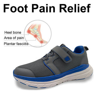 Fabricant de chaussures médicales Chaussures diabétiques grande taille pour la neuropathie des pieds gonflés de style marche large et légère et réglable - Product Image 4