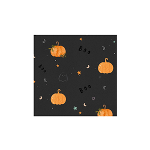 DAMAI - Kit de Fiesta Temática de Halloween con Platos Desechables de Papel Negro, Vasos, Pancarta y Juego de Cubiertos - Product Image 6