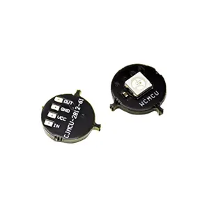 WS2812B elektronik bileşenler LED çip 5050 dijital RGB LED 4 pin çip 5V-siyah veya beyaz