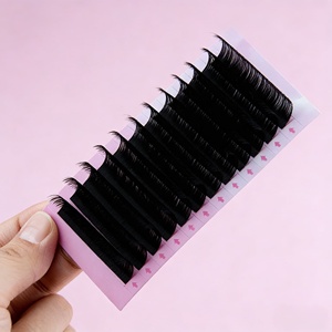 <b>Individual</b> Matte Eyelash Extension Handmade <b>Lashes</b> Trays Wholesale Customized Vegan <b>Lash</b> Extension Supplies - Product Image 3